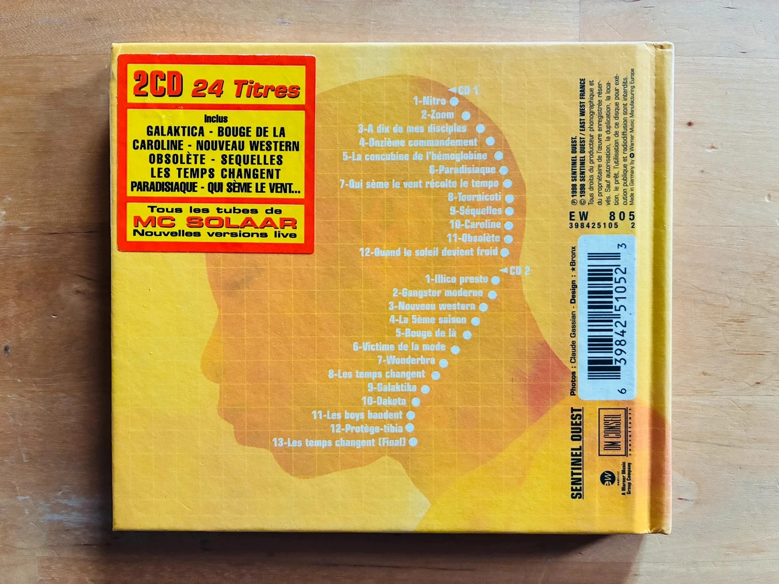 Digipack box set 2 CD MC Solaar live Le tour de la question. – photo 6